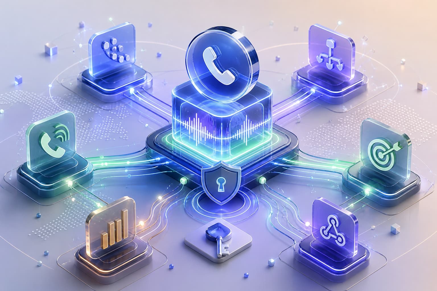 Secure call-tracking API connecting attribution, routing and reporting agents